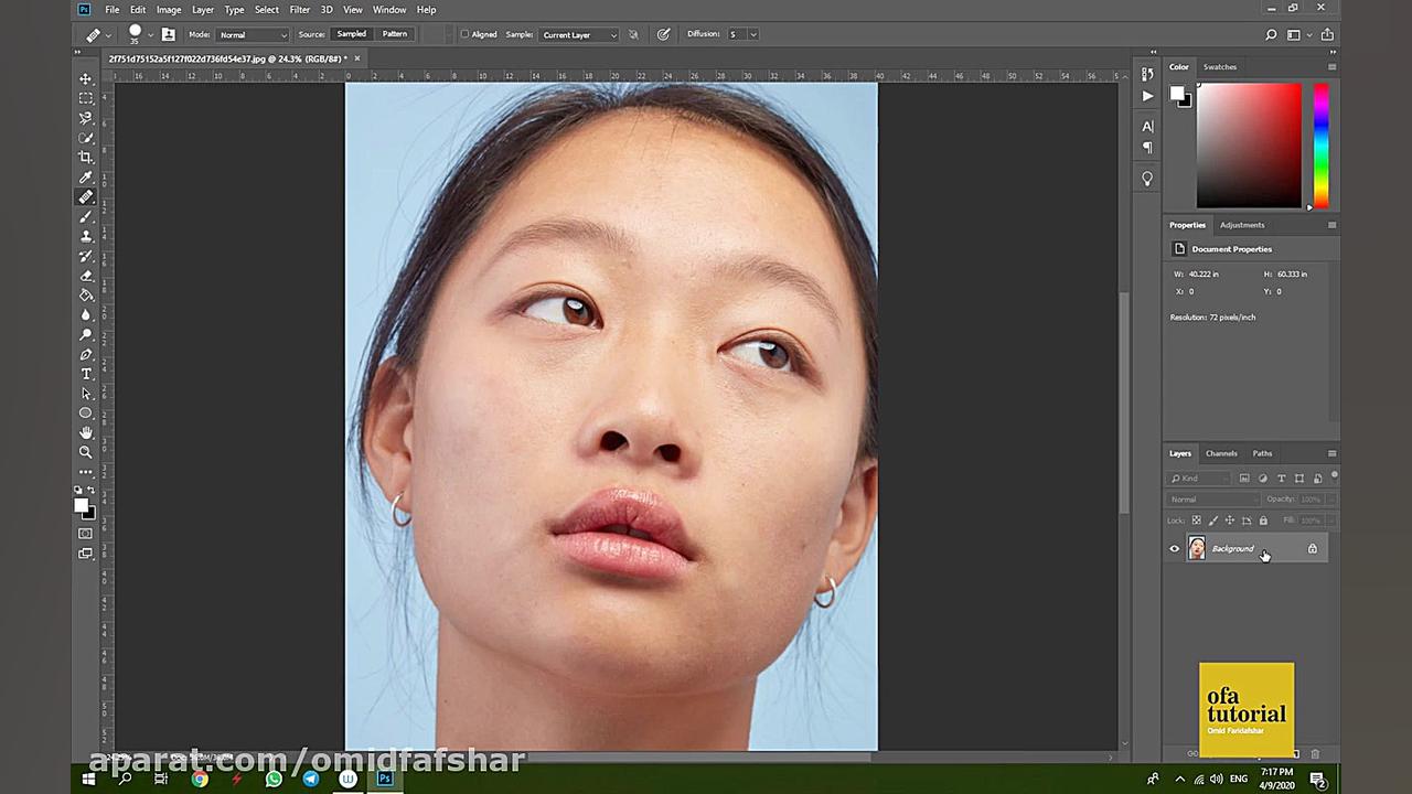 آموزش روتوش با Spot Healing در...