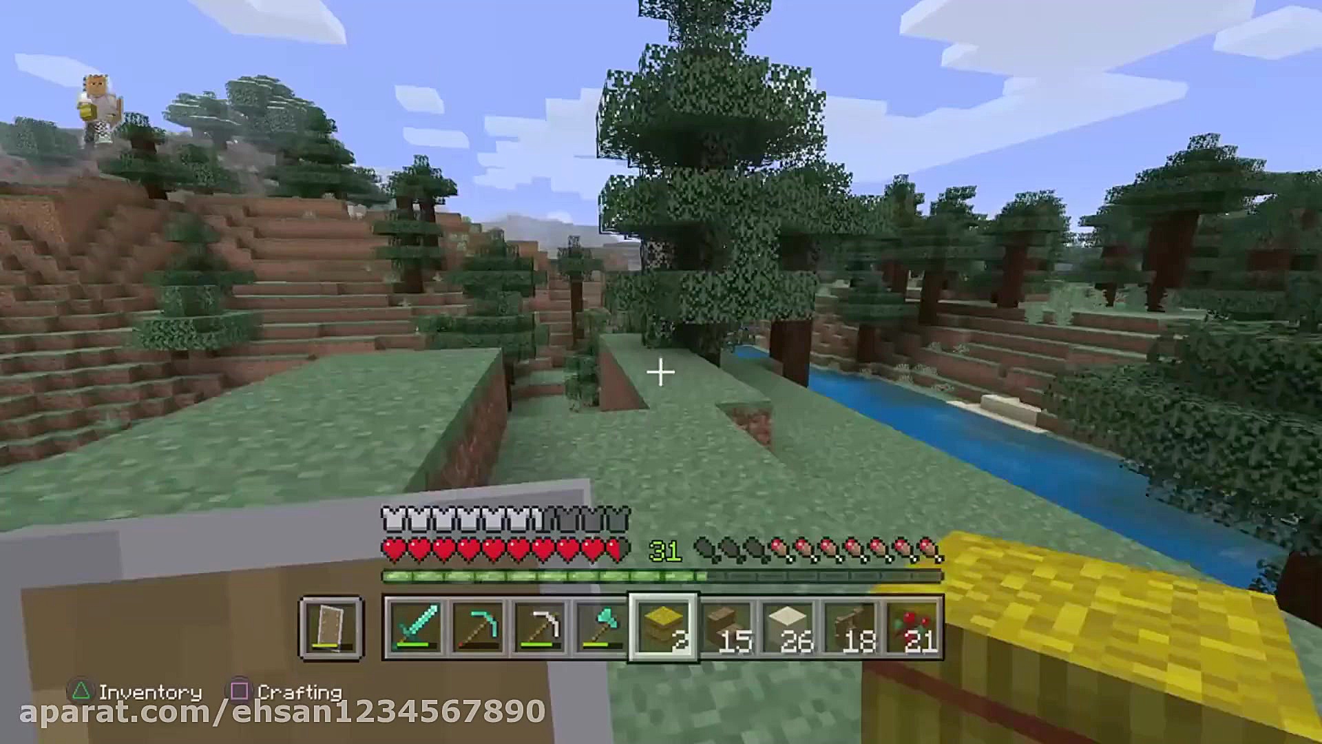 گیم پلی از بازی ماین کرافت سرو...