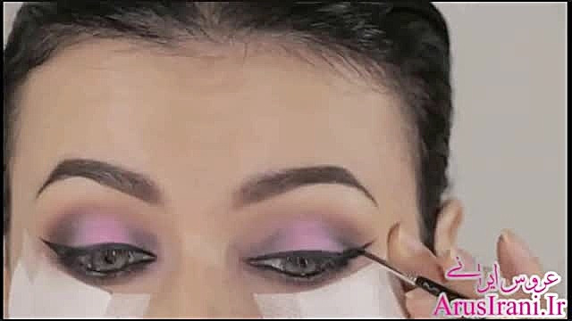 آموزش کامل میکاپ 15  آرایش بنف...