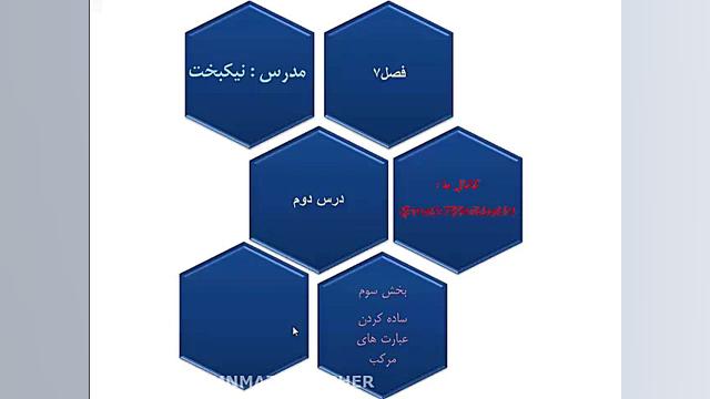 ساده کردن عبارت های گویای مرکب