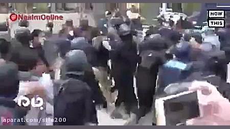 اعتراض و درگیری پزشکان و پرستا...