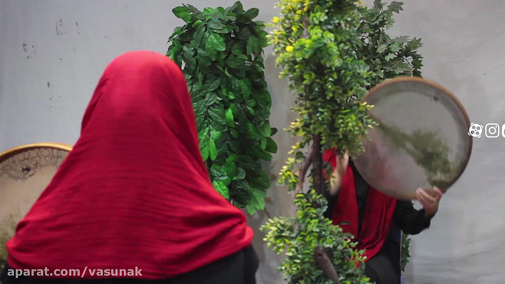 دف نوازی بانوان شیرازی در مجال...