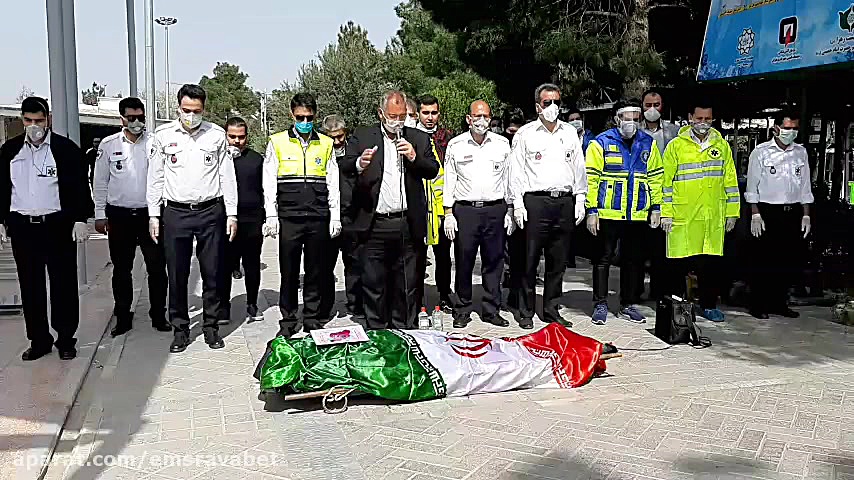 وداع با پیکر شهید رضا فتحعلی ت...