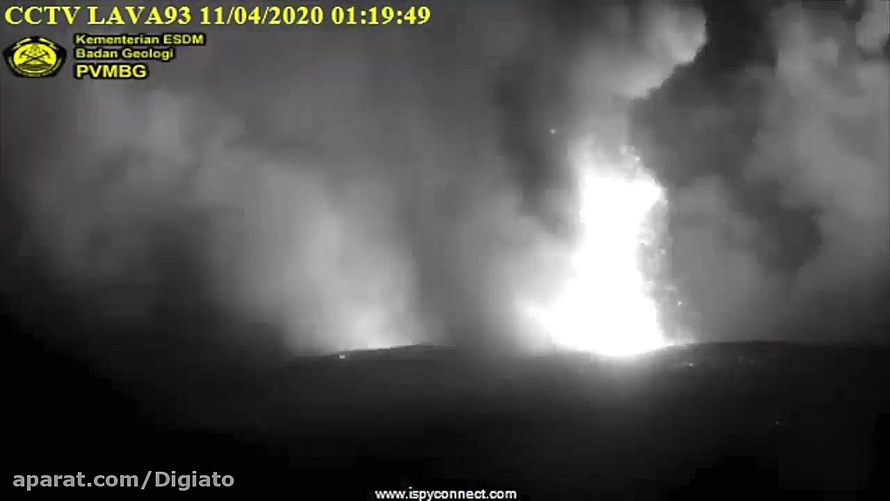 فواران آتشفشان آناک کاراکاتوآ...