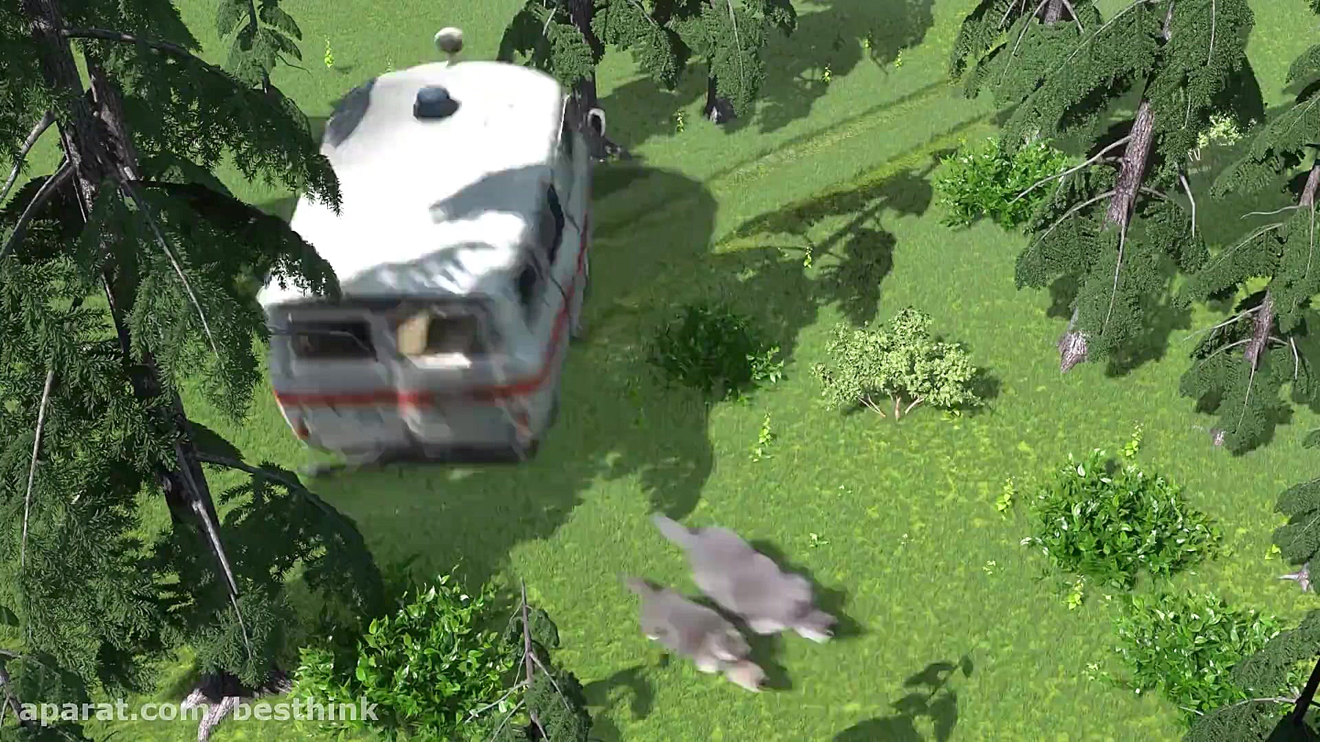 ماشا و آقا خرسه ، گرگها