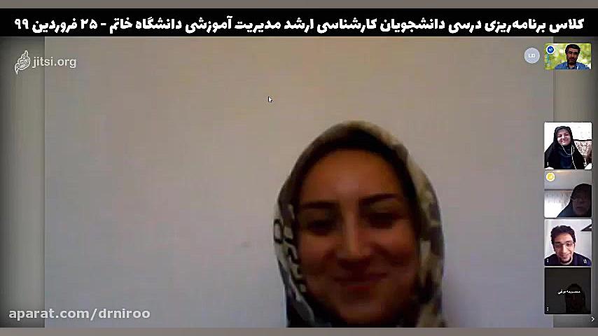 کلاس آنلاین ۲۵ فروردین دانشگاه...