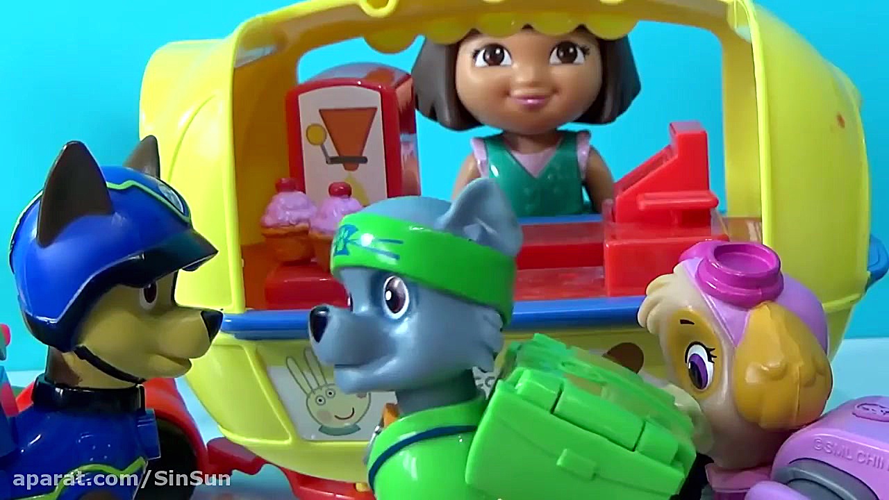 لگو و عروسک سگهای نگهبان