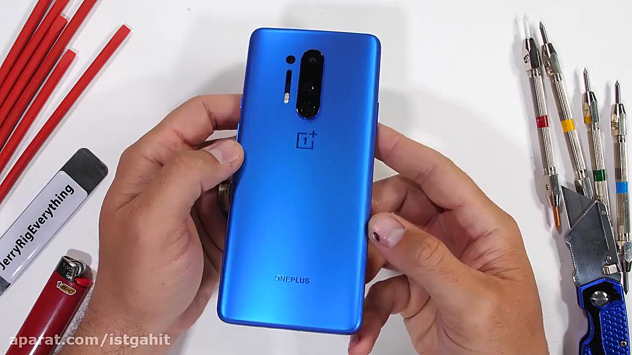 تست مقاومت گوشی وان پلاس 8 پرو