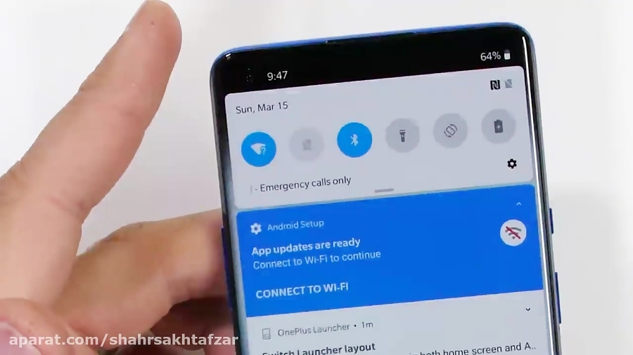 آزمایش مقاومت گوشی وان پلاس 8...