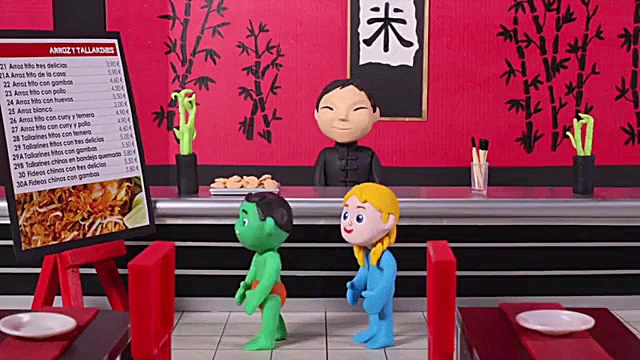 کارتون السا و آنا  کلاه گیس ها...