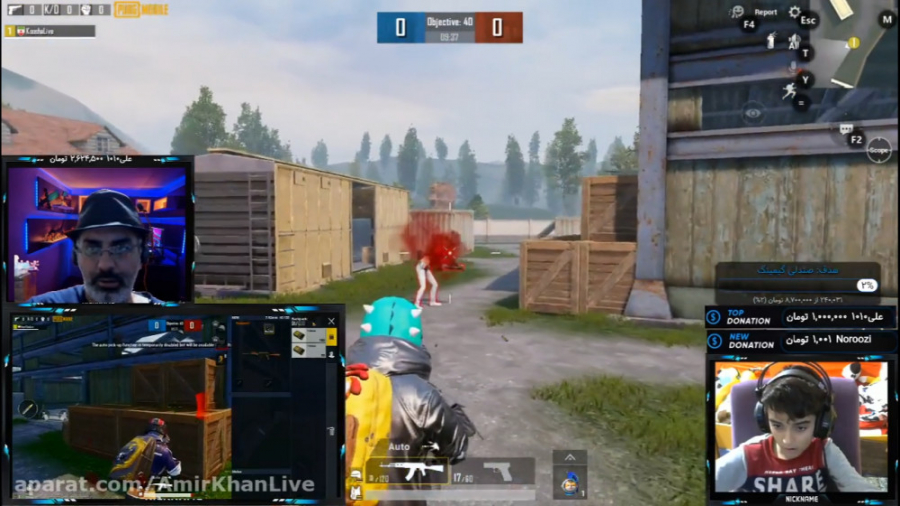 نبرد تک به تک کوشا و امیر خان...