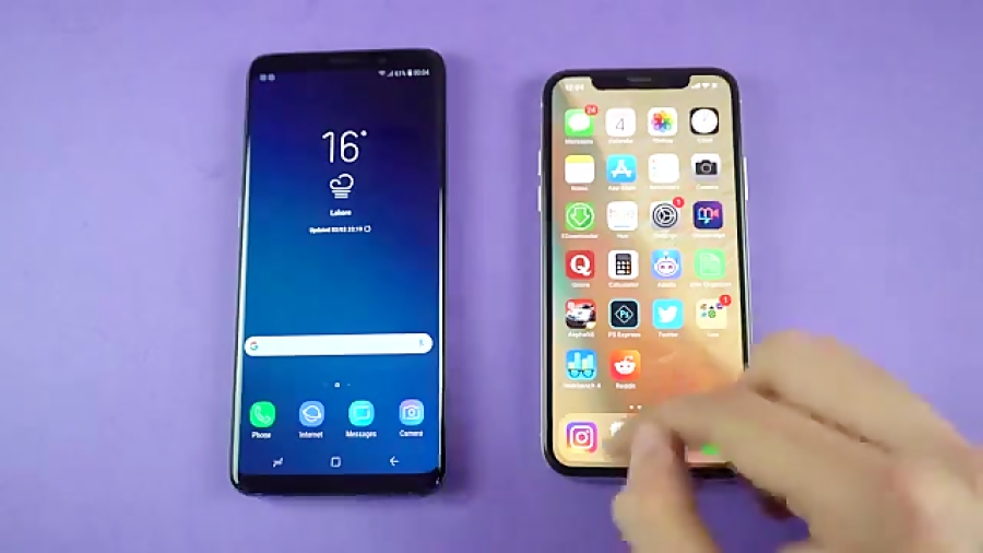 تست سرعت سامسونگ گلکسی اس 9 پل...