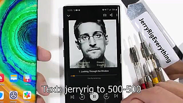 تست مقاومت گوشی هواوی میت 30 پ...