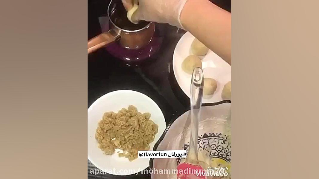 آموزش طرز تهیه قطاب آموزش آشپز...