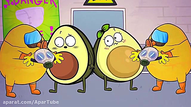 ویدیو  کارتون اووکادو با داستا...