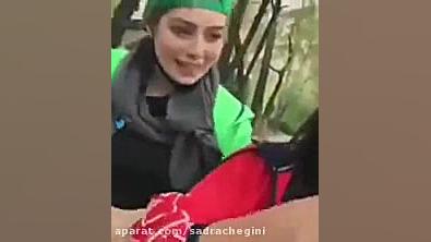 رفتار تمسخر آمیز سحر قریشی با...