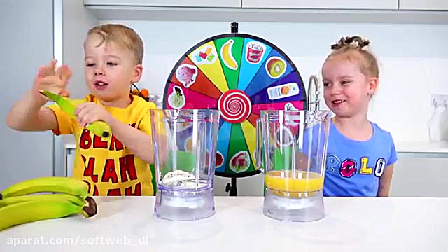 گبی و الکس : چالش میلک شیک بست...