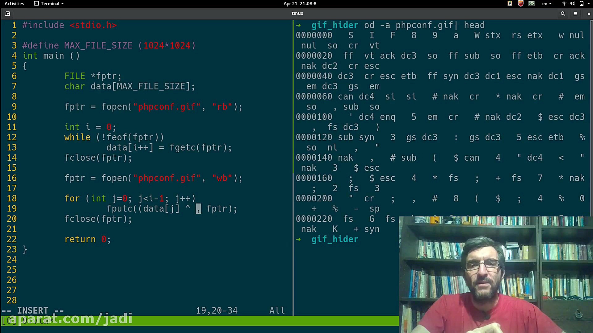 جادی تی وی  نوشتن یه رمز کننده...