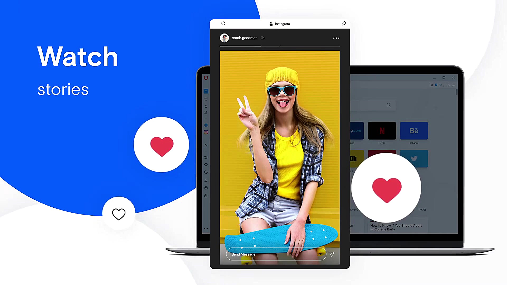 اینستاگرام به رابط کاربری مرور...