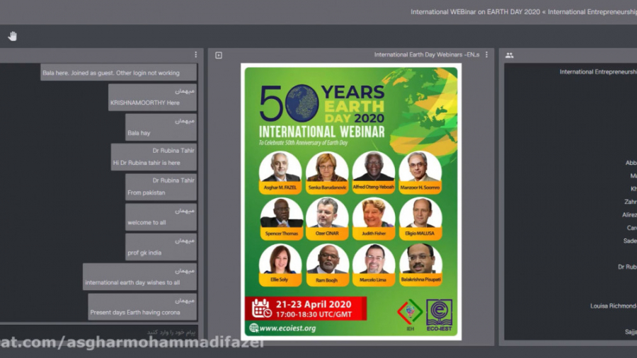 International WEBinar on Earth...