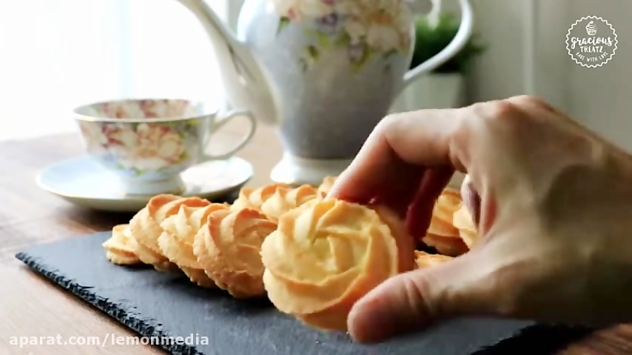 اموزش درست کردن کوکی کره ای