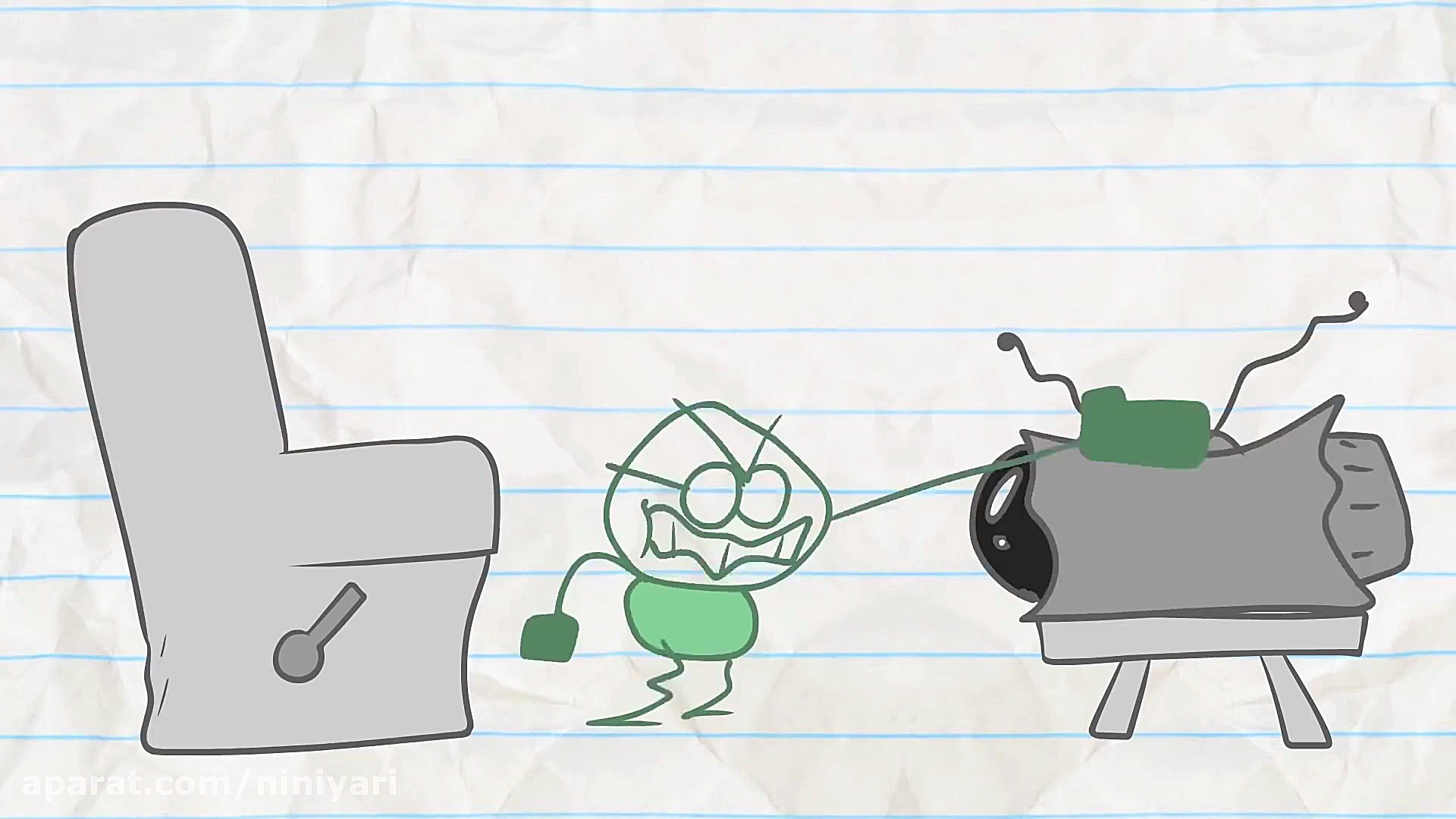 انیمیشن مداد قسمت 241  نی نی ی...