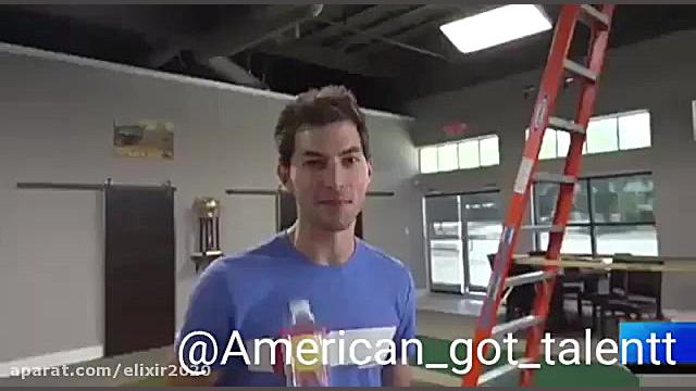 كليپ چالش با بطرى آب