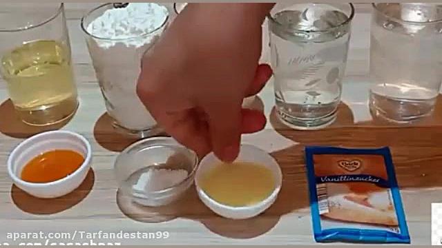 اموزش درست کردن شیرینی بامیه