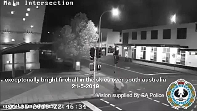 بر خورد شهاب سنگ با شهر!