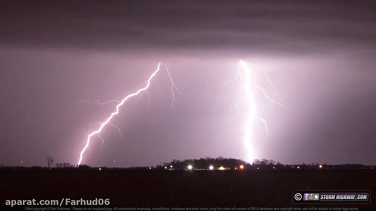 رعد و برق وحشتناک