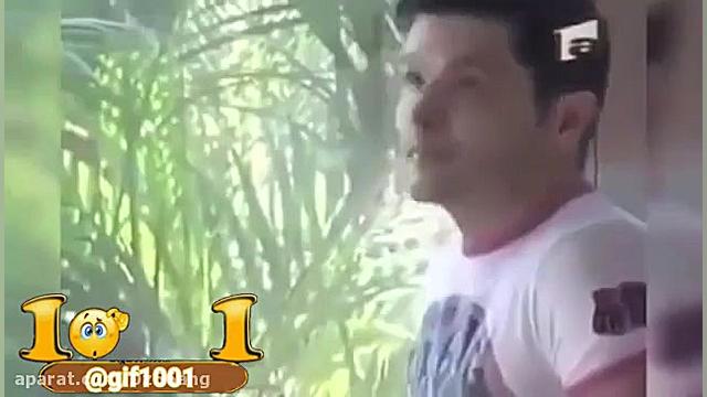 کلیپ دوربین مخفی ببر پشت در آس...