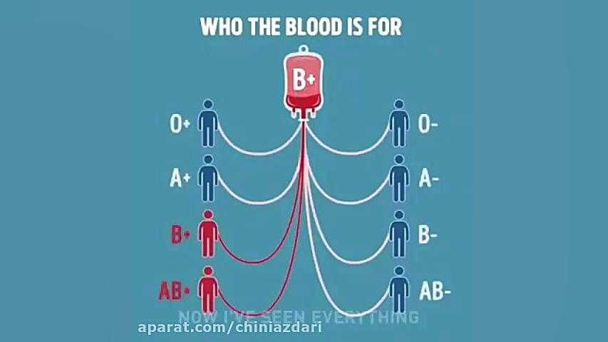 کدام گروه های خونی میتوانند به...