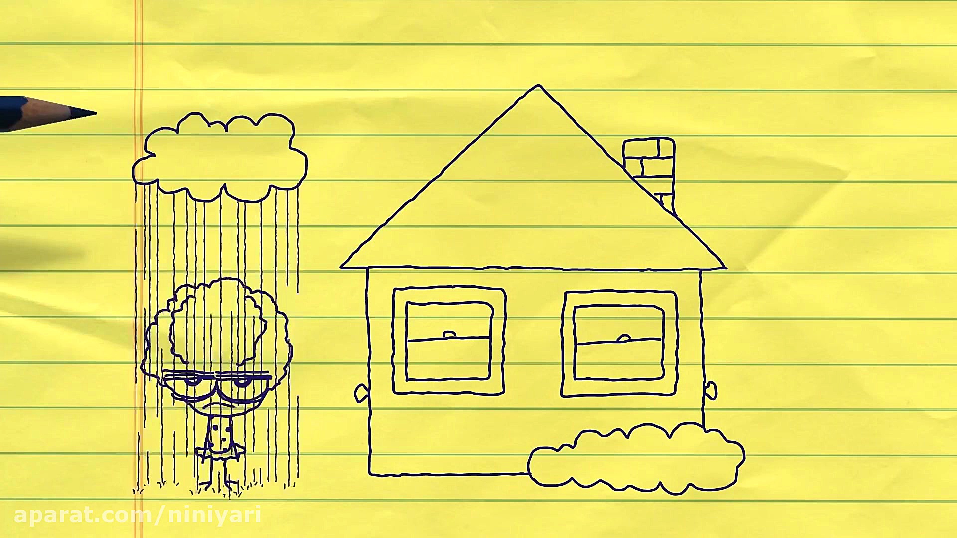 انیمیشن مداد قسمت 138  نی نی ی...