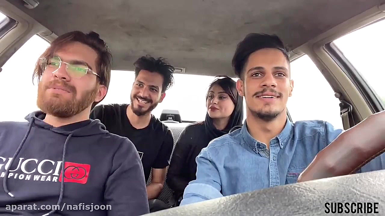 دوربین مخفی  دختره جلو نامزدش...