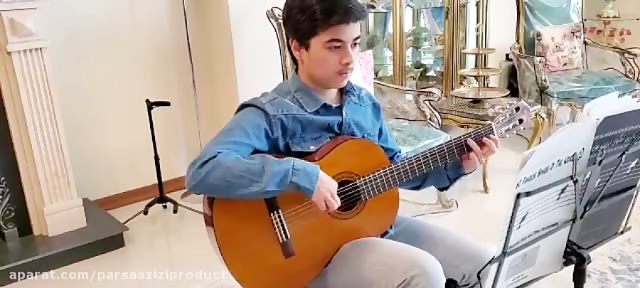 گیتار زدن من قطعه آیریلیق