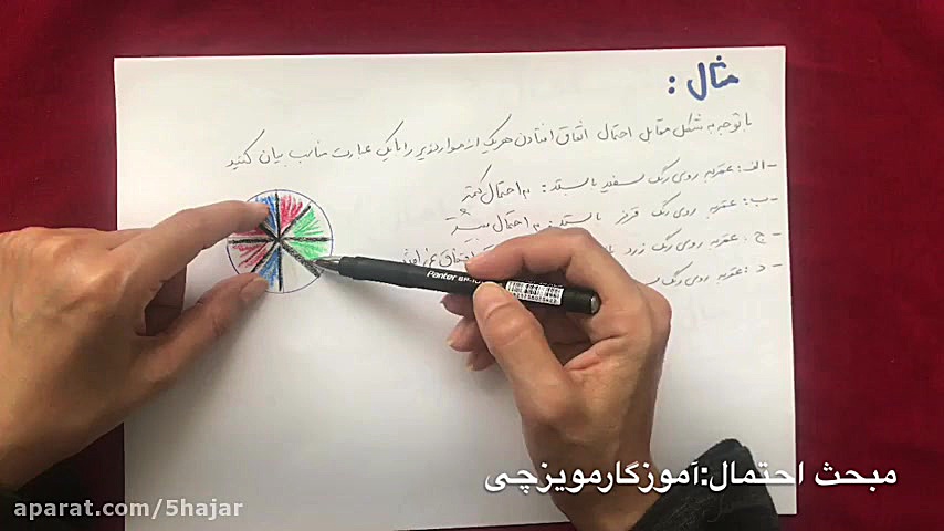 ریاضی پنجم .فصل هفتم.مبحث احتم...