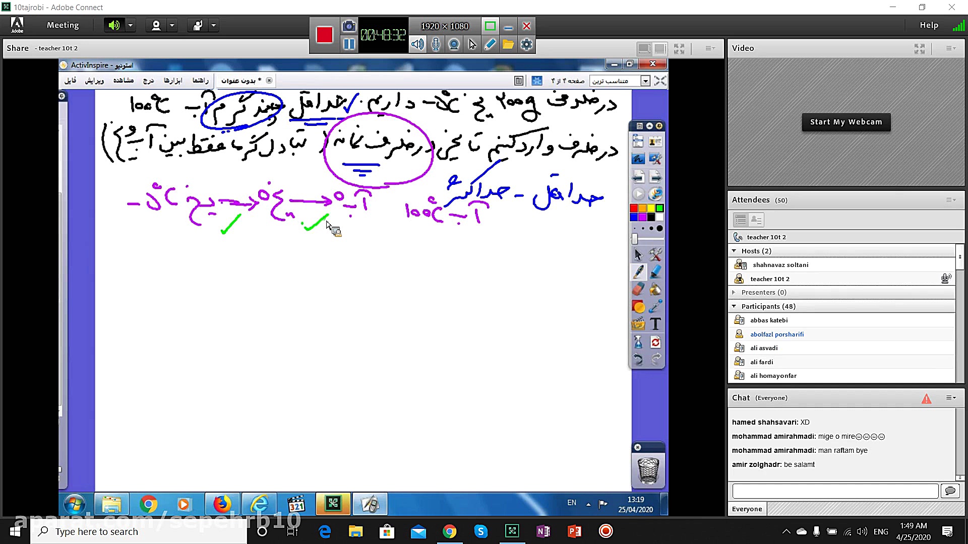 فیزیک تجربی پایه دهم