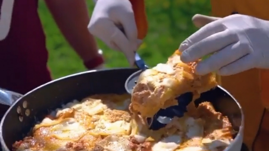 آموزش لازانیا با تابه