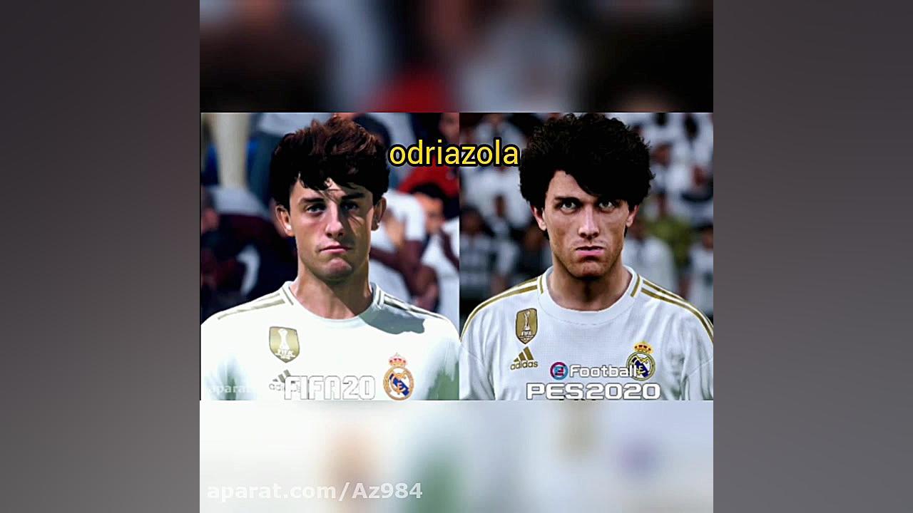 مقایسه چهره بازیکنان رئال مادر...