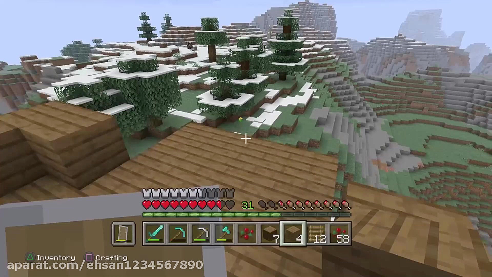 گیم پلی از بازی ماین کرافت سرو...