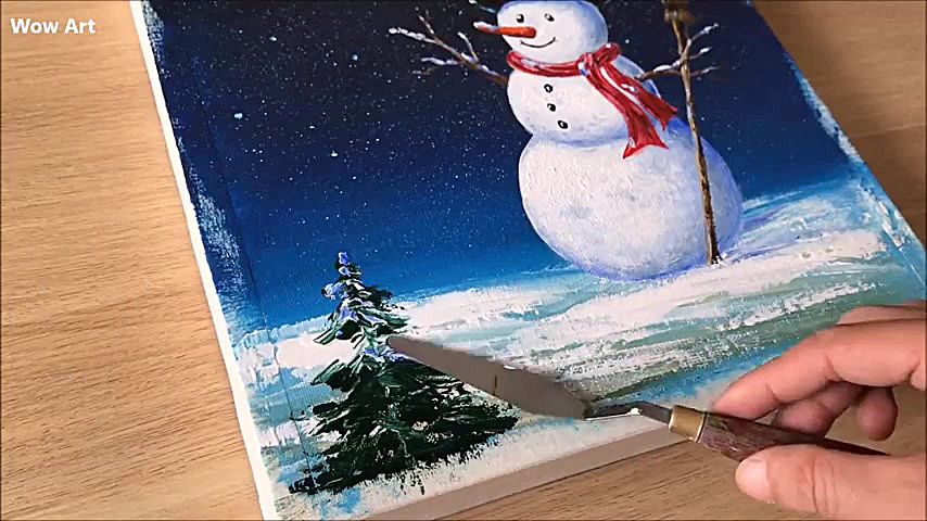 بدون هیچ حرفی! بکش آدم برفی..!...