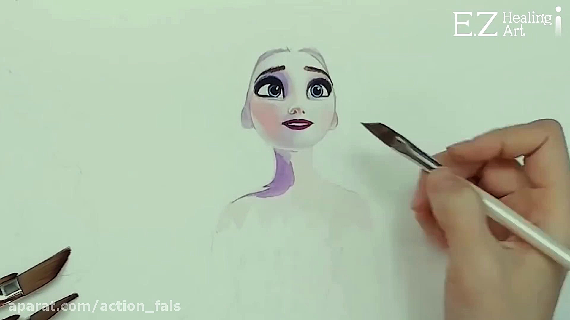 [هنر شفا آسان] نقاشی Frozen2 E...