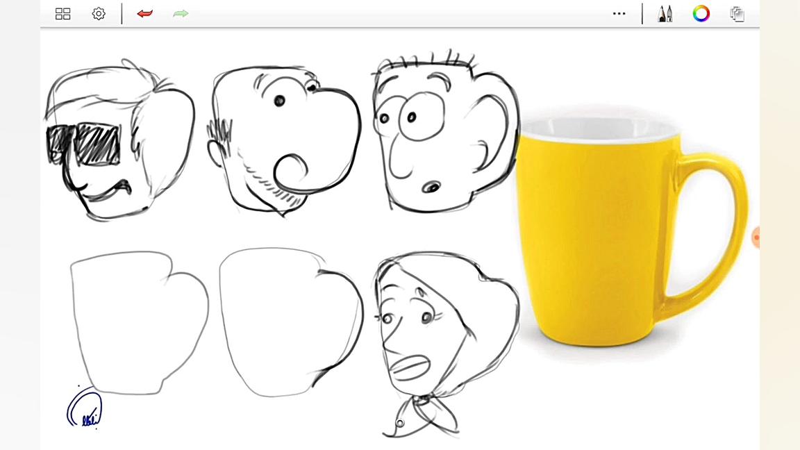 تمرین نقاشی خلاق چهره (قسمت سو...