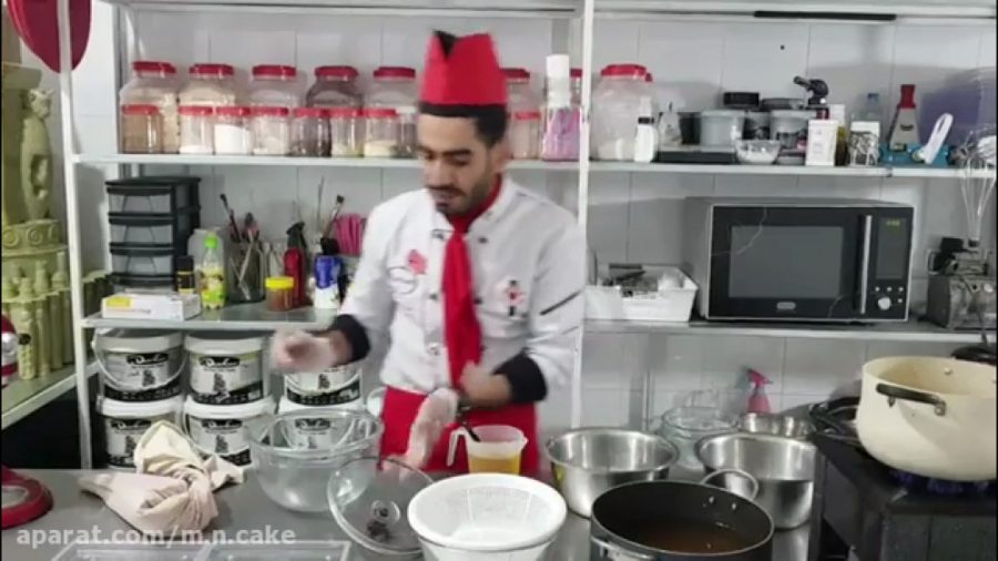 اموزش شیرینی بامیه با استاد نا...