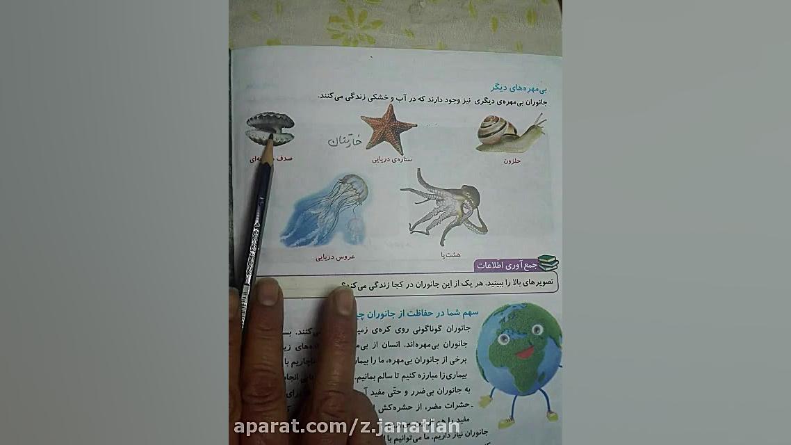 آموزش علوم چهارم دبستان  صفحه...