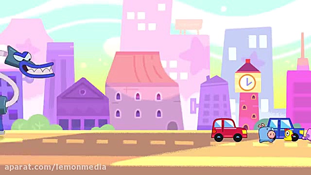 کارتون اوم نوم  جارو زدن