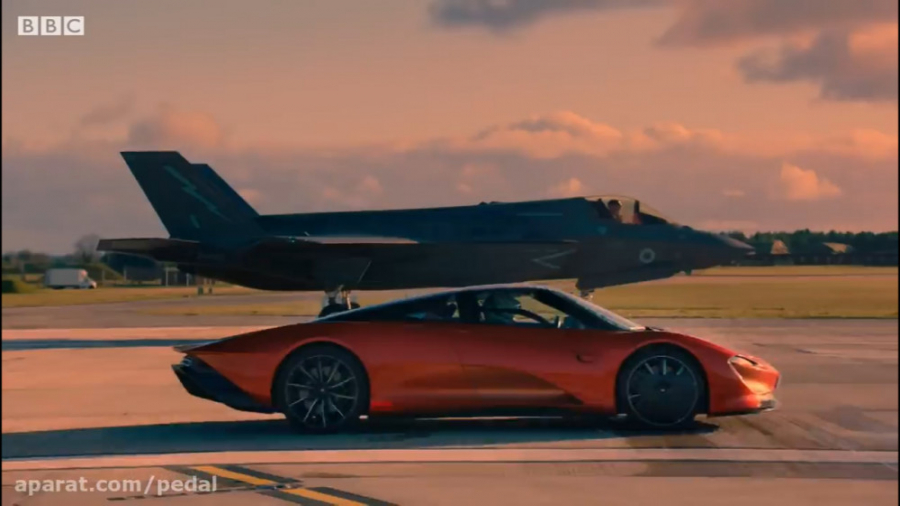 مکلارن اسپیدتیل در برابر جت جن...