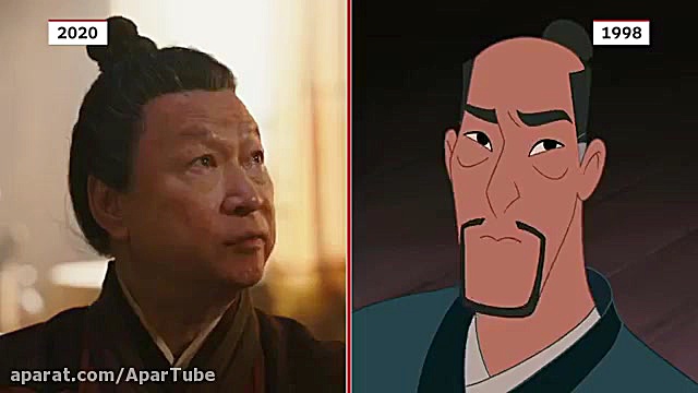 ویدیو  مقایسه فیلم مولان 2020...