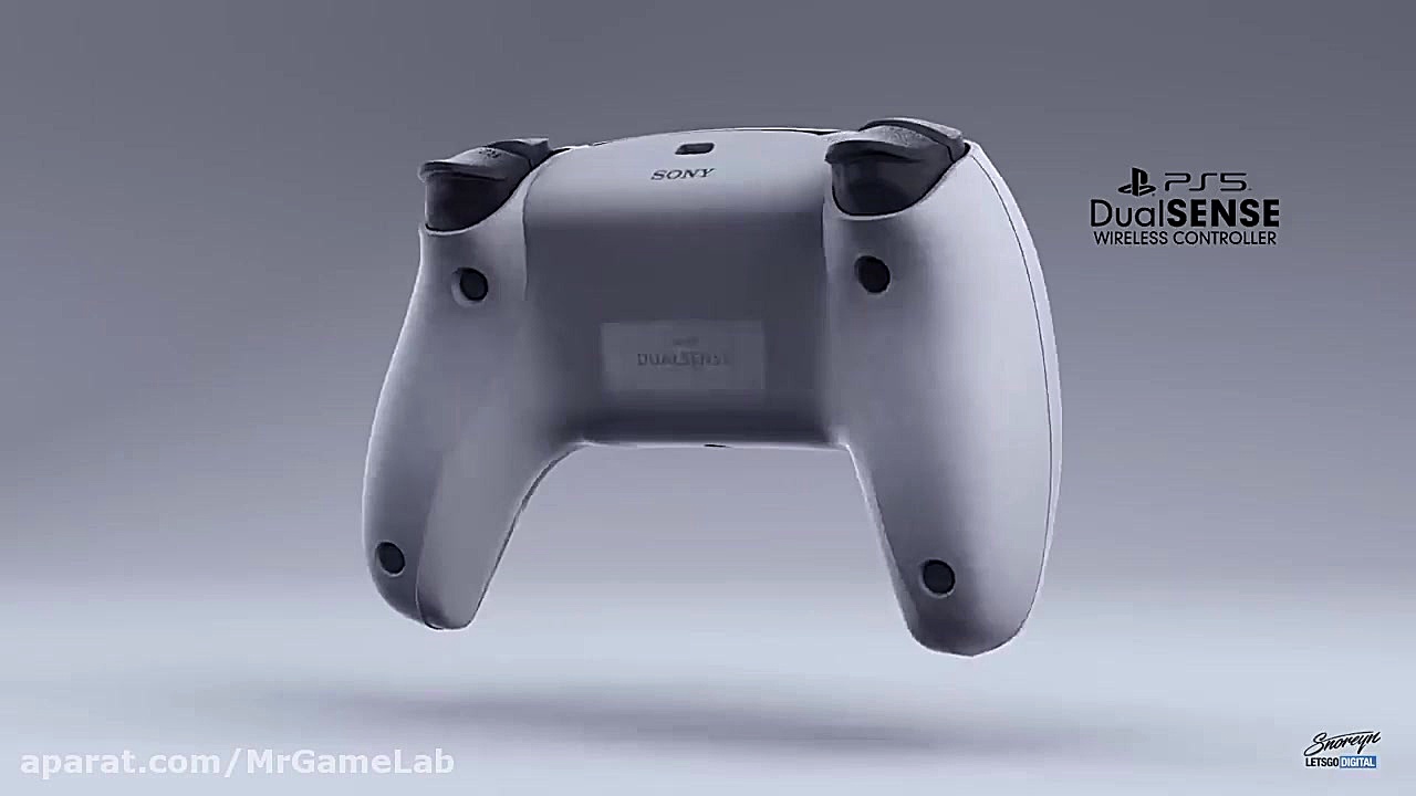 یک رندر از DualSense PS5