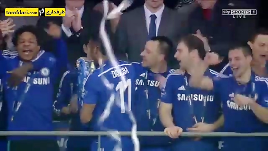 جشن قهرمانی چلسی در جام اتحادی...